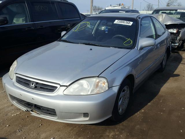 1HGEJ8247YL083150 - 2000 HONDA CIVIC EX SILVER photo 2