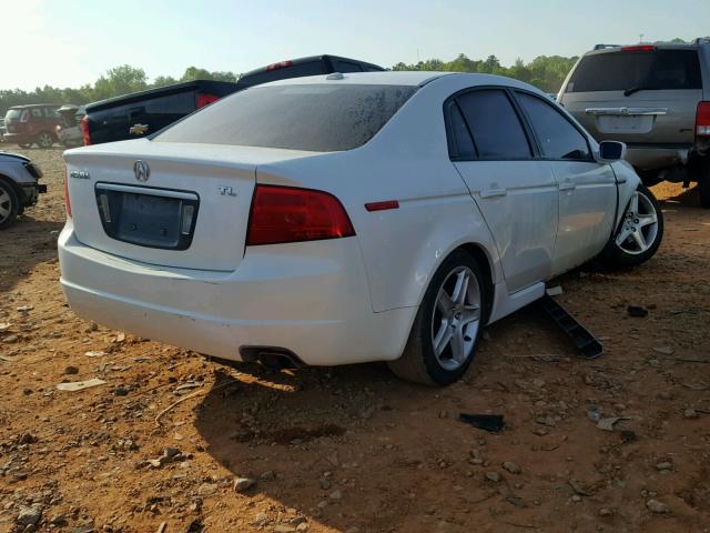 19UUA66254A024953 - 2004 ACURA TL WHITE photo 4