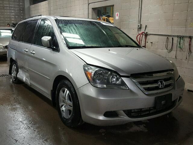 5FNRL38707B432696 - 2007 HONDA ODYSSEY EX SILVER photo 1