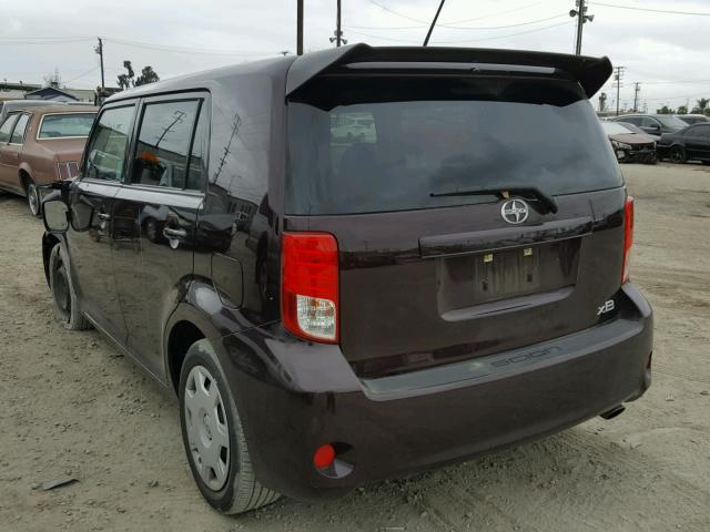 JTLZE4FE0C1147103 - 2012 TOYOTA SCION XB მუქწითელი ფოტო 3