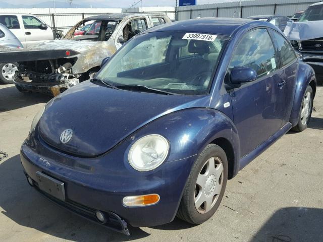 3VWCC21C4XM426013 - 1999 VOLKSWAGEN NEW BEETLE BLUE photo 2