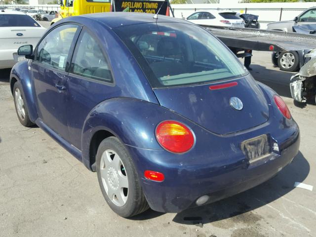 3VWCC21C4XM426013 - 1999 VOLKSWAGEN NEW BEETLE 蓝色 照片 3