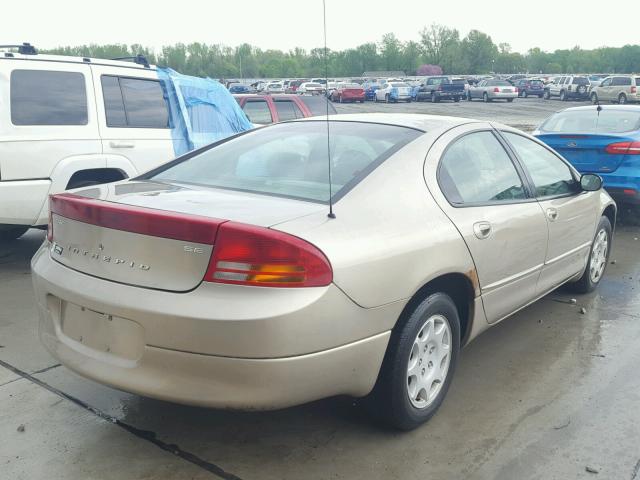 2B3HD46RX2H280594 - 2002 DODGE INTREPID S Qızıl foto 4