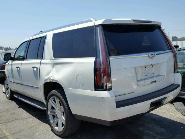 1GYS3SKJ8FR681444 - 2015 CADILLAC ESCALADE E WHITE photo 3