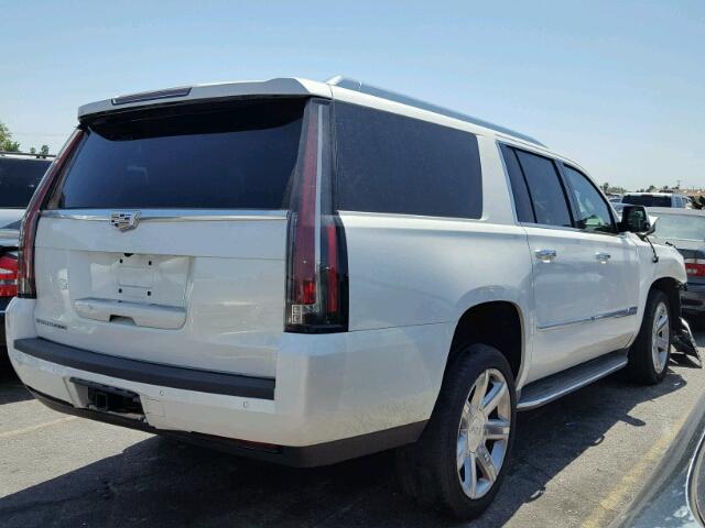 1GYS3SKJ8FR681444 - 2015 CADILLAC ESCALADE E WHITE photo 4