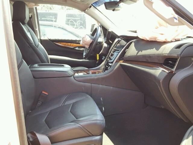 1GYS3SKJ8FR681444 - 2015 CADILLAC ESCALADE E WHITE photo 5