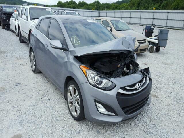 KMHD35LH5EU201945 - 2014 HYUNDAI ELANTRA GT GRAY photo 1