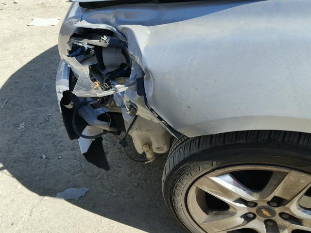 1G1ZC5EB2AF179395 - 2010 CHEVROLET MALIBU 1LT 银色 照片 9