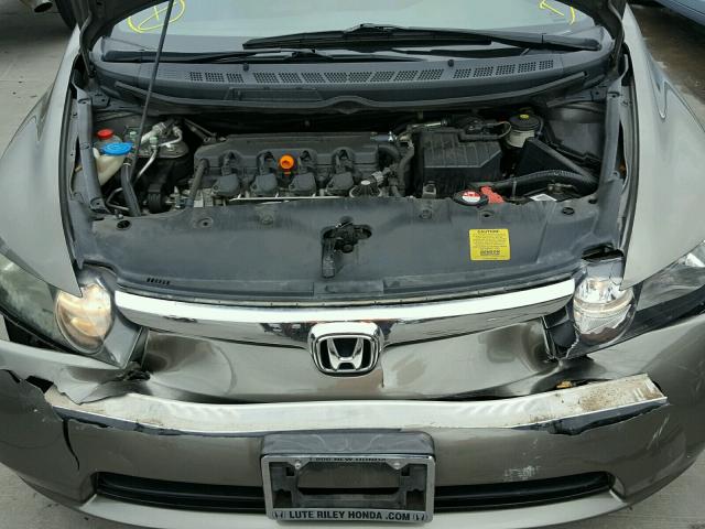 2HGFA169X8H315206 - 2008 HONDA CIVIC EXL 灰色 照片 7