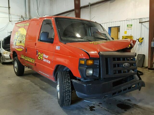 1FTNE2EL0BDA51919 - 2011 FORD ECONOLINE RED photo 1