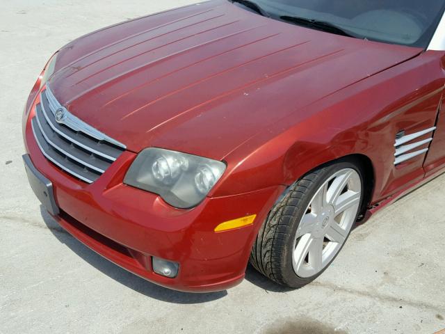 1C3AN69L34X023831 - 2004 CHRYSLER CROSSFIRE ORANGE photo 9