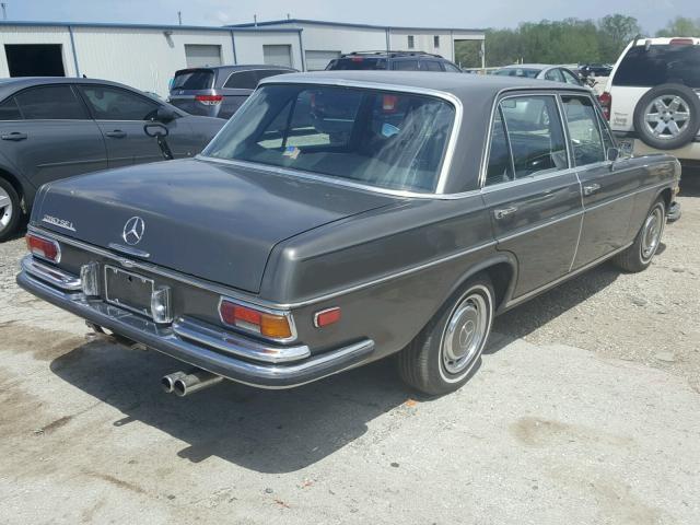 10801912051300 - 1970 MERCEDES-BENZ 280SEL GRAY photo 4