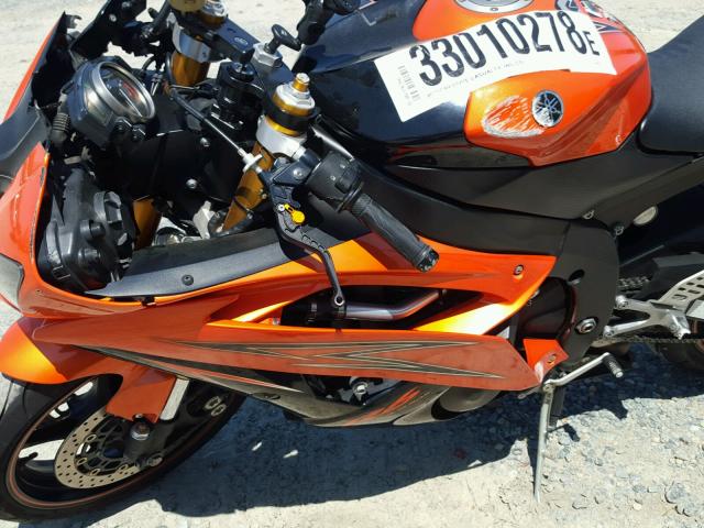 JYARJ16E29A018953 - 2009 YAMAHA YZFR6 ORANGE photo 9