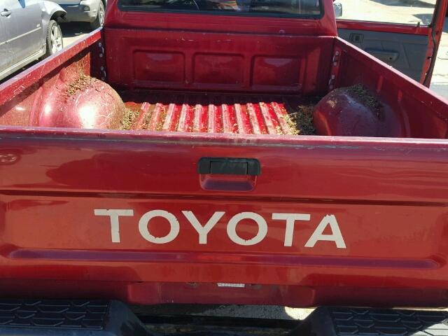 JT4RN81A5R5187332 - 1994 TOYOTA PICKUP 1/2 RED photo 6