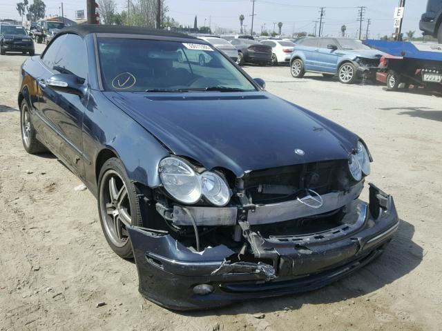 WDBTK65J05F121271 - 2005 MERCEDES-BENZ CLK 320 BLUE photo 1