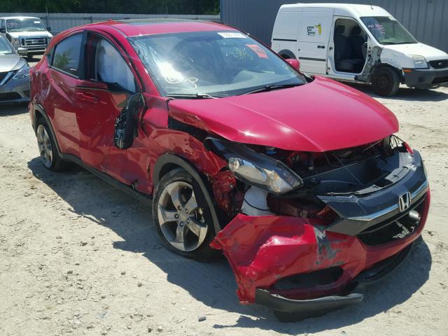 3CZRU5H53HM716015 - 2017 HONDA HR-V EX RED photo 1