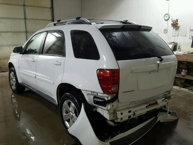 2CKDL63F566098737 - 2006 PONTIAC TORRENT WHITE photo 3