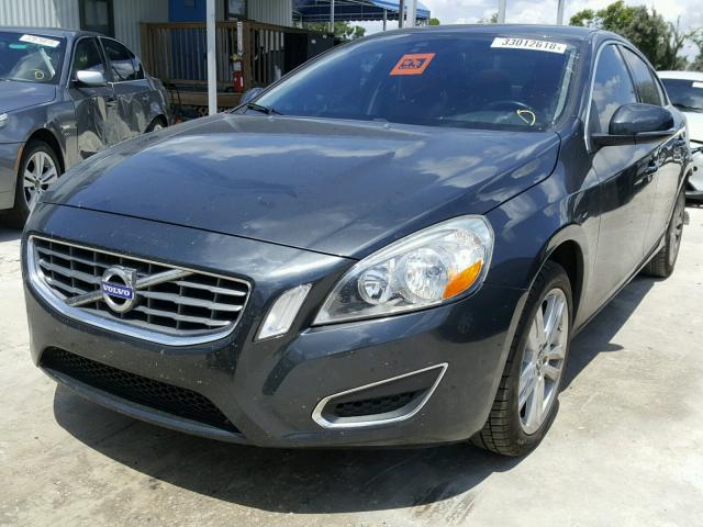 YV1622FS5C2078124 - 2012 VOLVO S60 T5 GRAY photo 2