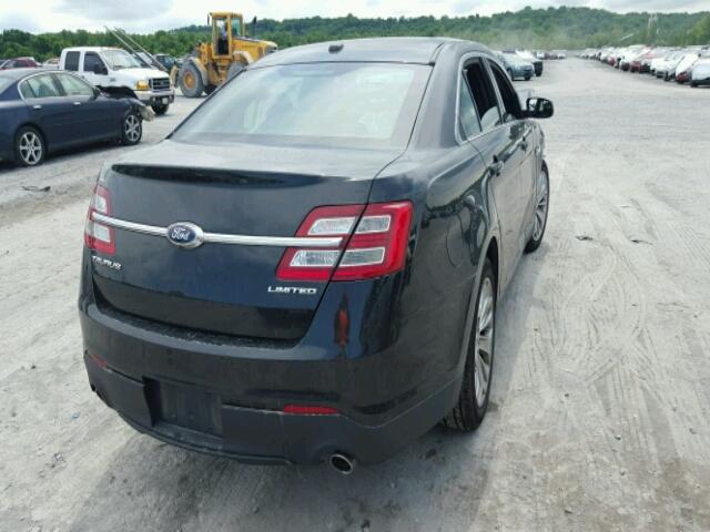 1FAHP2F87FG114350 - 2015 FORD TAURUS LIM BLACK photo 4