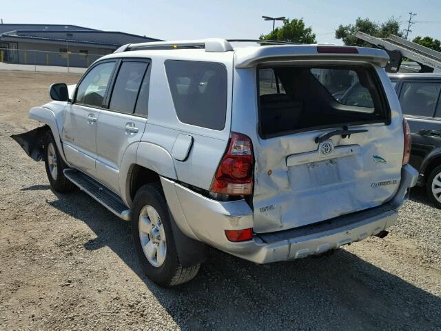 JTEBT17R940043196 - 2004 TOYOTA 4RUNNER SILVER photo 3