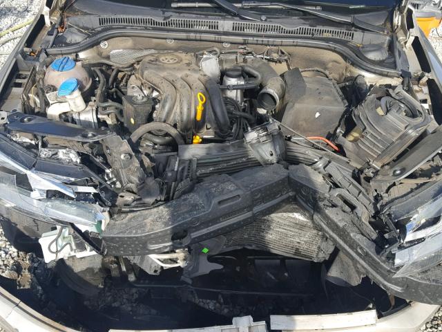 3VW2K7AJ2DM273573 - 2013 VOLKSWAGEN JETTA BASE Բեժ լուսանկար 7