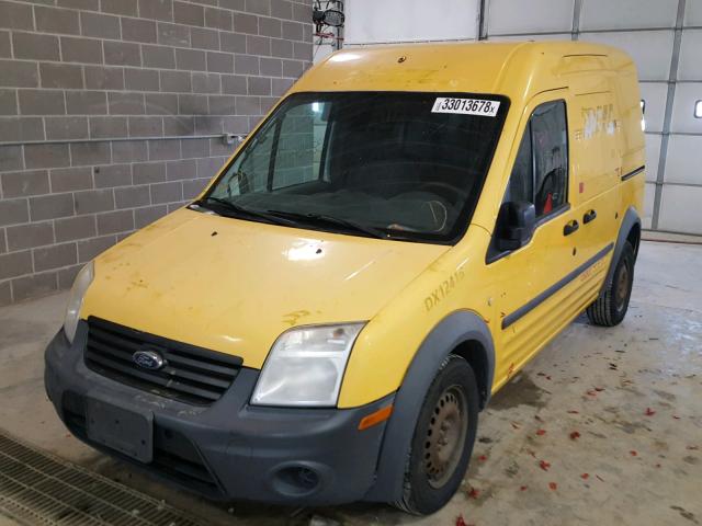 NM0LS7CN3CT097217 - 2012 FORD TRANSIT CO YELLOW photo 2