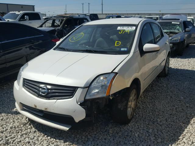 3N1AB6AP8BL672782 - 2011 NISSAN SENTRA 2.0 WHITE photo 2