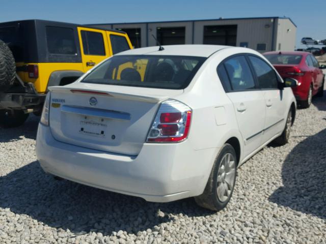 3N1AB6AP8BL672782 - 2011 NISSAN SENTRA 2.0 WHITE photo 4