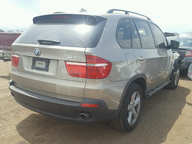 5UXFF03549LJ98463 - 2009 BMW X5 XDRIVE3 GOLD photo 4