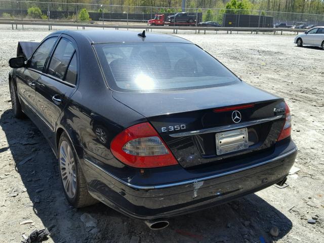 WDBUF87X58B283947 - 2008 MERCEDES-BENZ E 350 4MAT BLACK photo 3