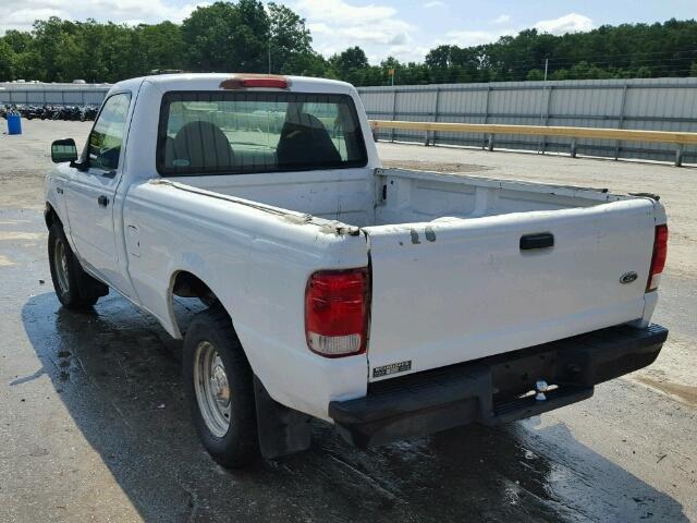 1FTYR10C2YPB52924 - 2000 FORD RANGER WHITE photo 3