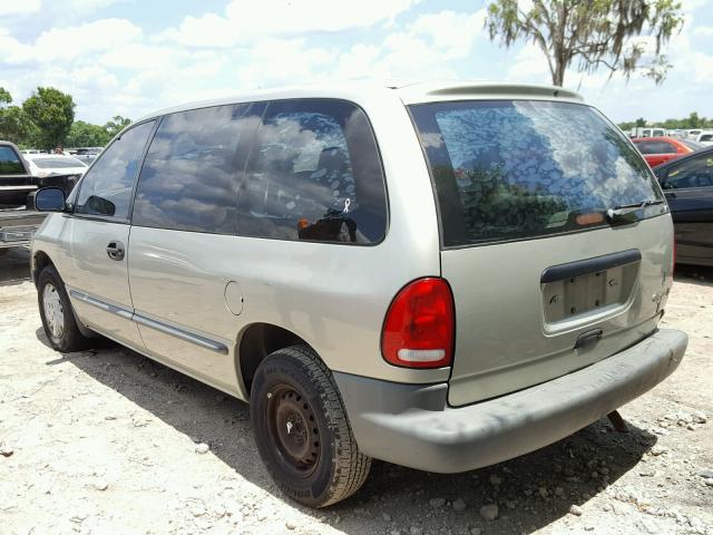 2P4FP25B9YR576372 - 2000 PLYMOUTH VOYAGER GREEN photo 3