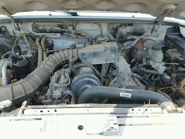 1FTYR10C9YPB52922 - 2000 FORD RANGER WHITE photo 7