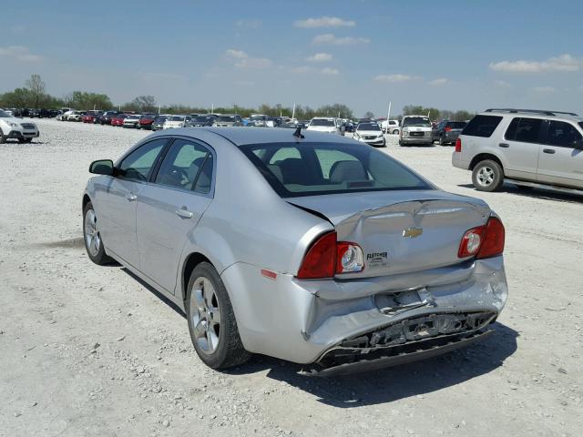 1G1ZB5EB7A4110037 - 2010 CHEVROLET MALIBU LS ვერცხლისფერი ფოტო 3