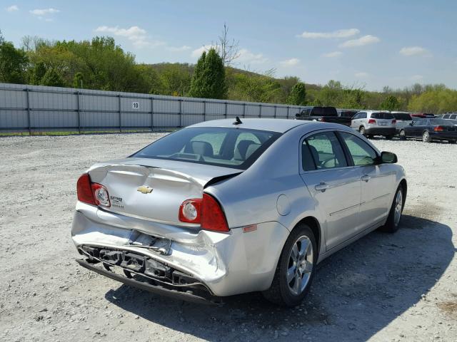 1G1ZB5EB7A4110037 - 2010 CHEVROLET MALIBU LS ვერცხლისფერი ფოტო 4
