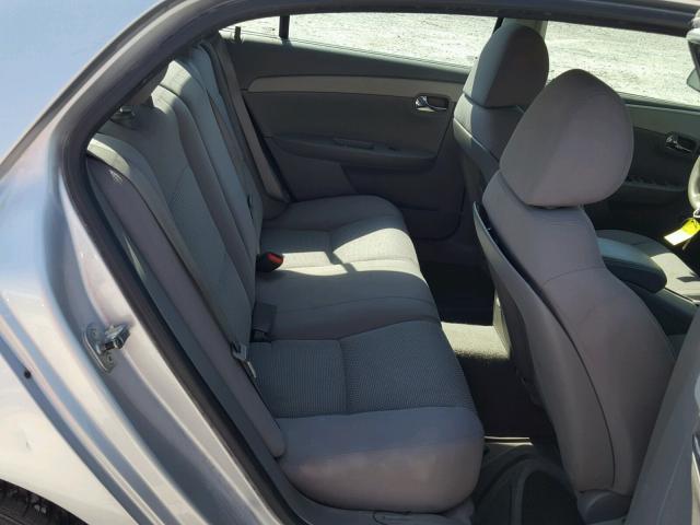 1G1ZB5EB7A4110037 - 2010 CHEVROLET MALIBU LS ვერცხლისფერი ფოტო 6