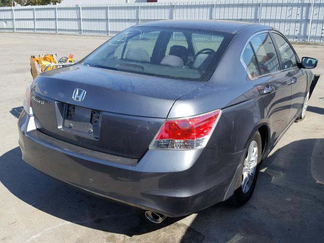 1HGCP2F44AA175234 - 2010 HONDA ACCORD LXP GRAY photo 4