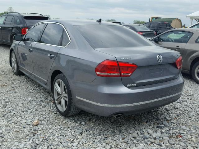 1VWBS7A31FC057204 - 2015 VOLKSWAGEN PASSAT SE SILVER photo 3