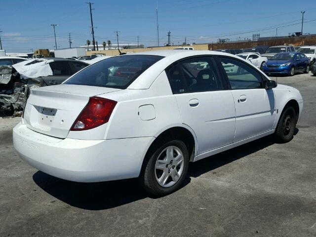 1G8AJ55F67Z160993 - 2007 SATURN ION LEVEL WHITE photo 4