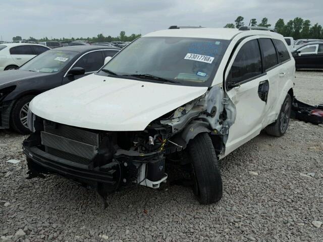 3C4PDCGB1ET312088 - 2014 DODGE JOURNEY CR WHITE photo 2