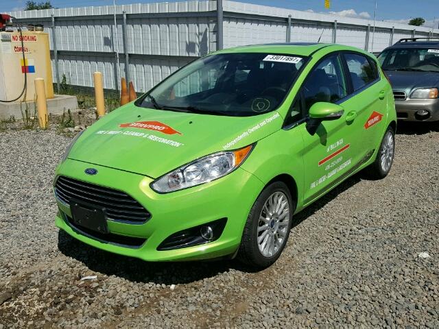 3FADP4FJ4EM165676 - 2014 FORD FIESTA TIT GREEN photo 2