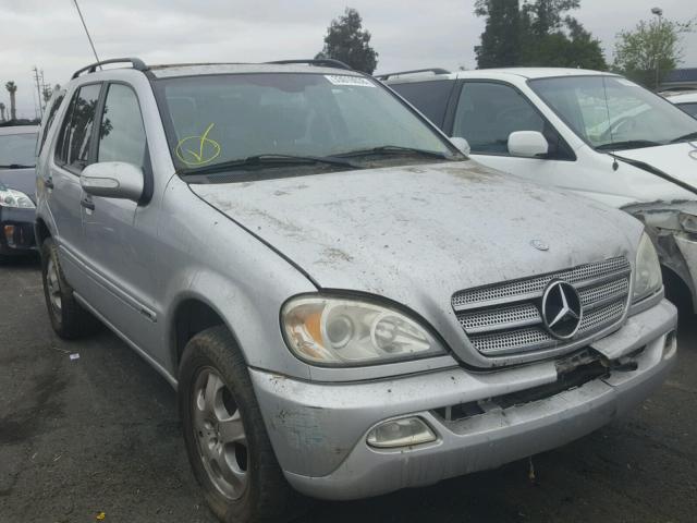 4JGAB57E94A503017 - 2004 MERCEDES-BENZ ML 350 SILVER photo 1