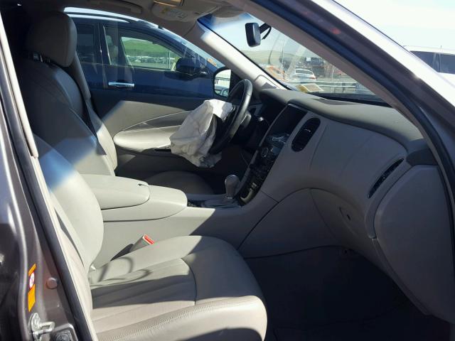 JNKAJ09F68M362670 - 2008 INFINITI EX35 BASE GRAY photo 5