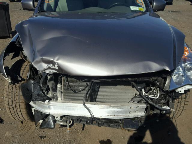 JNKAJ09F68M362670 - 2008 INFINITI EX35 BASE GRAY photo 7