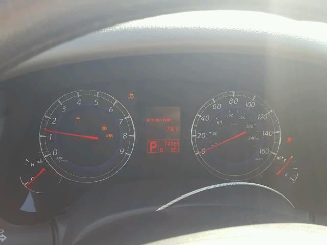 JNKAJ09F68M362670 - 2008 INFINITI EX35 BASE GRAY photo 8