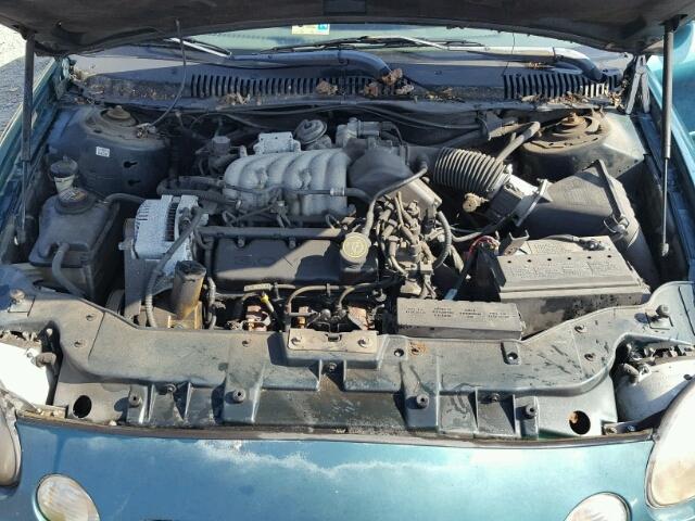 1FAFP52U5WA197386 - 1998 FORD TAURUS LX TEAL photo 7