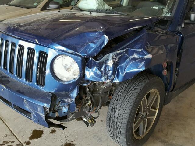 1J4FF28B59D217201 - 2009 JEEP PATRIOT SP BLUE photo 9