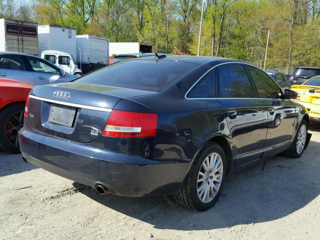 WAUDH74F86N094669 - 2006 AUDI A6 3.2 QUA BLUE photo 4