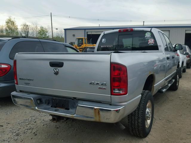 3D7KS28D06G191287 - 2006 DODGE RAM 2500 S SILVER photo 4