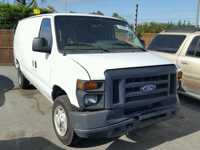 1FTNE14W59DA64780 - 2009 FORD ECONOLINE WHITE photo 1